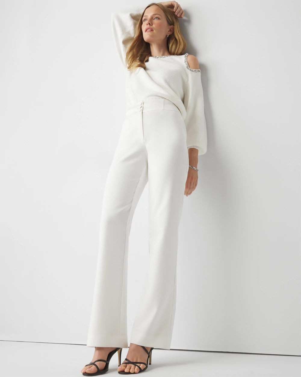 パンツ Sleep no more Trousers White WHBM_XHR Tux Trouser